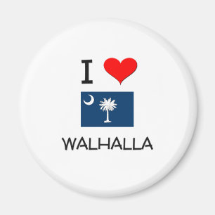 I Kärlek Walhalla South Carolina Magnet