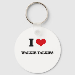 I Kärlek Walkie-Talkies Nyckelring