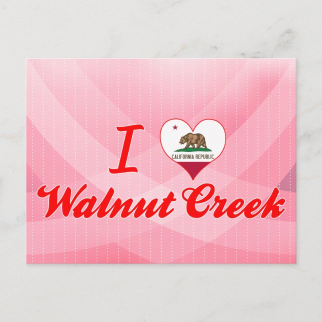 I Kärlek Walnut Bäck, Kalifornien Vykort (Framsida)