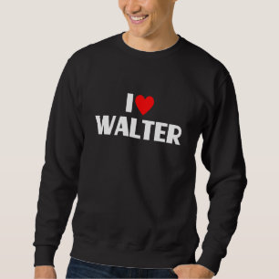 I Kärlek Walter I Heart Walter Lång Ärmad Tröja
