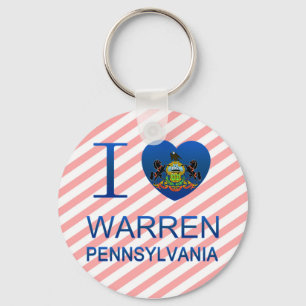 I Kärlek Warren, PA Nyckelring