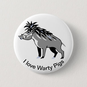 I kärlek Warty GRISAR-Animal Lover - Wildlife Knapp