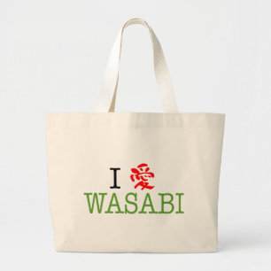I Kärlek Wasabi Jumbo Tygkasse