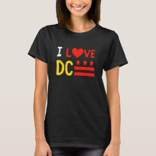 I Kärlek Washington D C-distriktet Columbia Native T Shirt