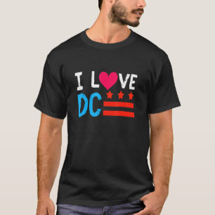I Kärlek Washington D C-distriktet Columbia Native T Shirt