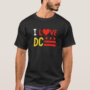 I Kärlek Washington D C-distriktet Columbia Native T Shirt