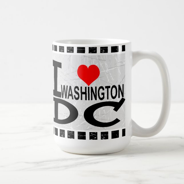 I kärlek Washington D.C. - Mugg (Höger)