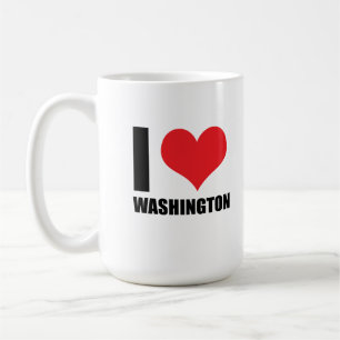 I kärlek Washington Kaffemugg