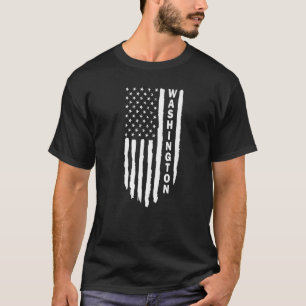 I Kärlek Washington Patriotic Washington är hemma T Shirt