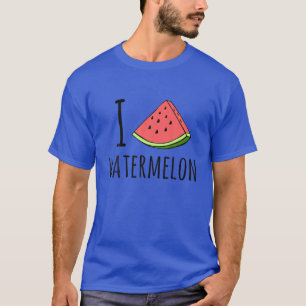 I Kärlek Watermelon, Watermelon Älskare T Shirt
