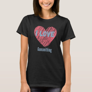 I Kärlek Weapon Smithing Heart Image Hobby eller H T Shirt