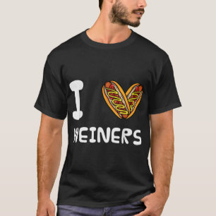 I Kärlek Weiners Hothundars Frankfurter Wiener Fra T Shirt