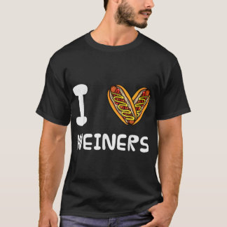 I Kärlek Weiners Hothundars Frankfurter Wiener Fra T Shirt