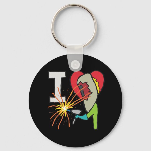 I Kärlek Welding Nyckelring (Framsida)