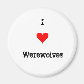 I Kärlek Werewolves Magnet