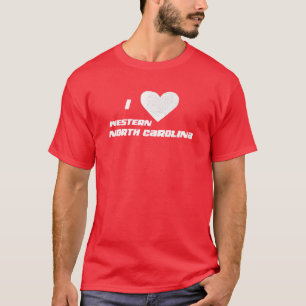 I Kärlek Western North Carolina T Shirt