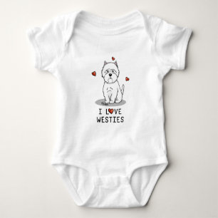 I Kärlek Westies - Väster Highland White Terriers T Shirt