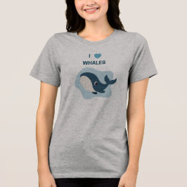 I Kärlek Whales T Shirt