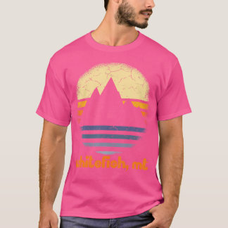 I Kärlek Whitefish Montana Rocky mountains som Hik T Shirt