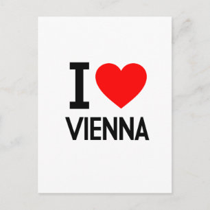I Kärlek Wien Vykort