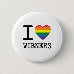 I Kärlek Wieners A Rainbow Pride Lgbtq Gay Biual H Knapp