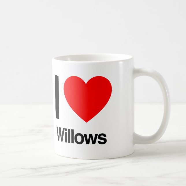 i kärlek willows kaffemugg (Höger)