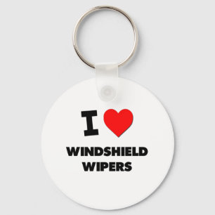 I kärlek Windskyddar Wipers Nyckelring