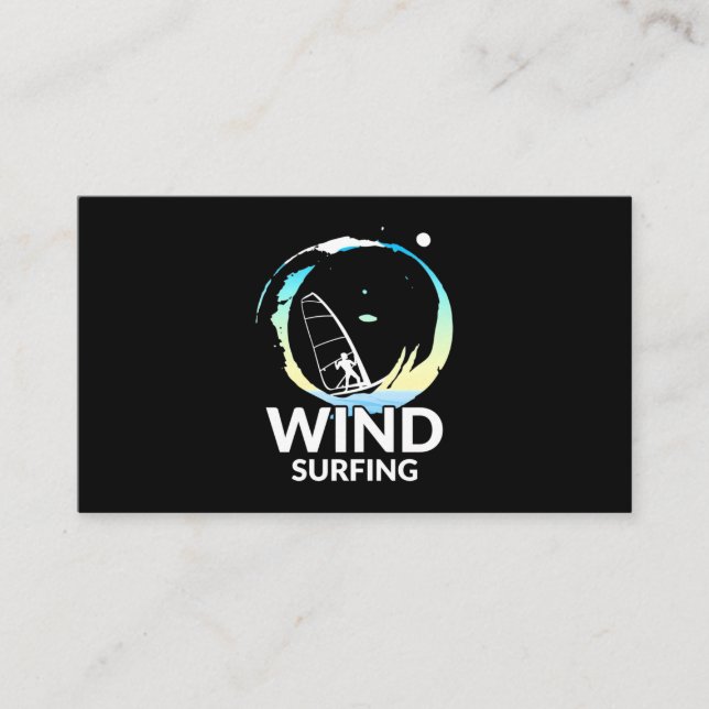 I Kärlek Windsurfing Visitkort (Framsida)