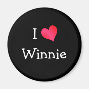 I Kärlek Winnie Magnet