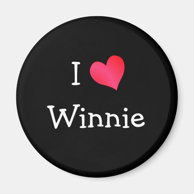 I Kärlek Winnie Magnet (Framsidan)