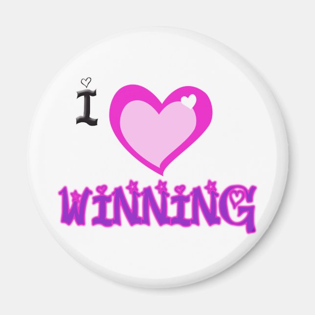 I KÄRLEK Winning Magnet (Framsidan)