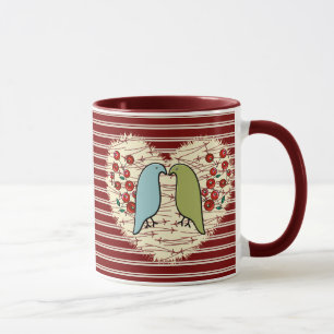 I Kärlek Winter Birds and Berries Mugg