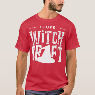 I kärlek witchcraft Broom Witch Witcher Witches T Shirt