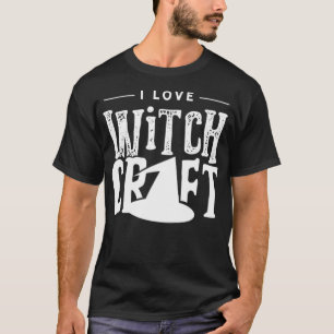 I kärlek witchcraft Broom Witch Witcher Witches T Shirt