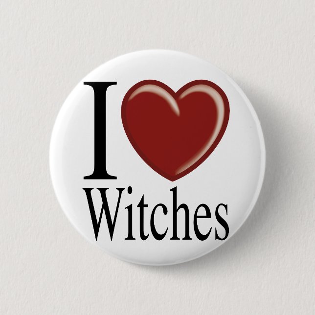 I KÄRLEK WITCHES KNAPP (Framsida)