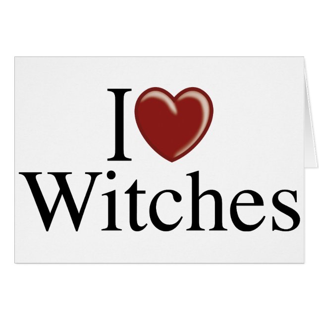 I KÄRLEK WITCHES OBS KORT (Framsidan Horizontal)