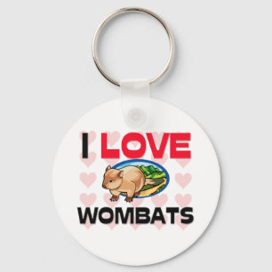 I Kärlek Wombats Nyckelring