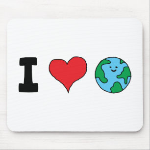 I Kärlek, World Lycklig Earth Clipart Cute Earth Musmatta