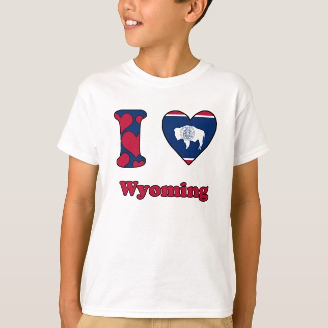 I kärlek Wyoming Tröja (Framsida)