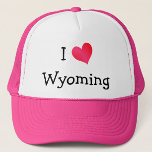 I Kärlek Wyoming Truckerkeps
