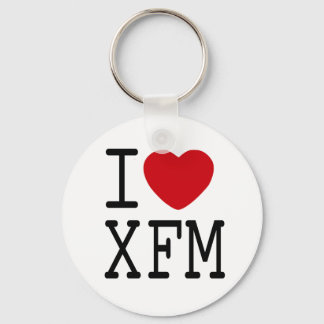 I kärlek XFM-portsladd Nyckelring