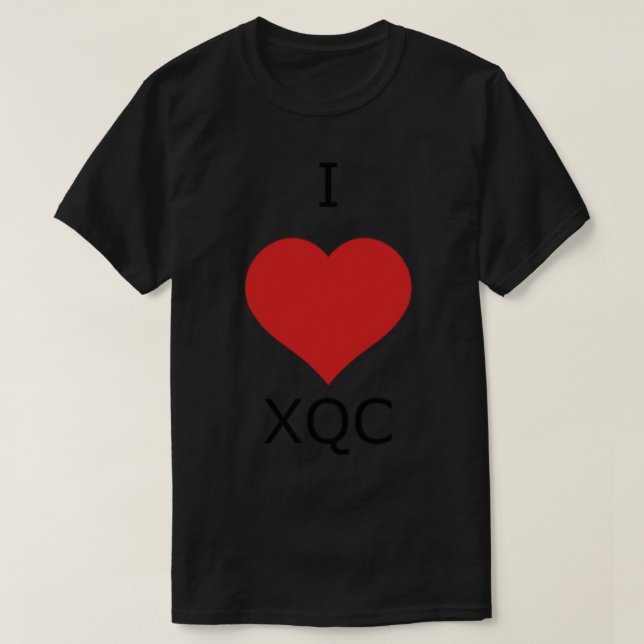 I kärlek XQC XQCOW Premium T Shirt (Design framsida)