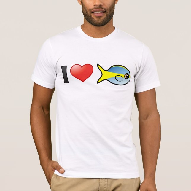 I Kärlek Yellowtail Snapper Tee (Framsida)