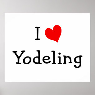 I Kärlek Yodeling Poster