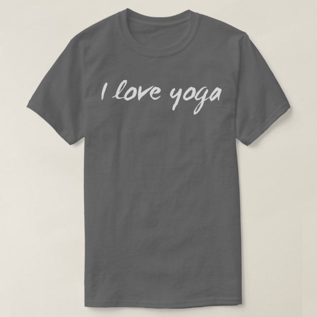 I Kärlek Yoga 1 T Shirt (Design framsida)
