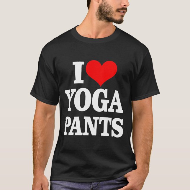 I Kärlek Yoga Byxor T T Shirt (Framsida)