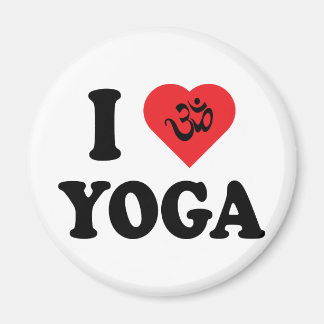 I Kärlek Yoga Gift Magnet