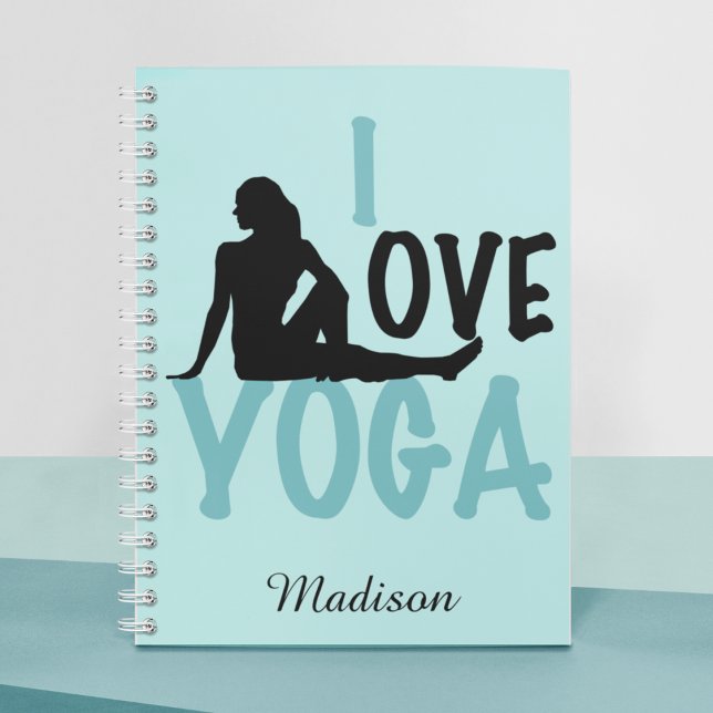 I Kärlek Yoga Personlig Anteckningsbok Med Spiral (Skapare uppladdad)