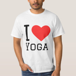 I kärlek yoga t shirt