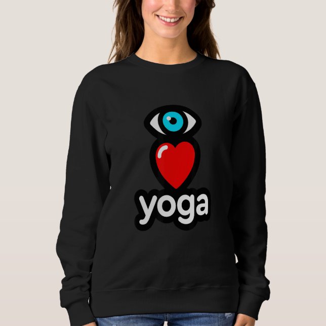 I Kärlek Yoga T Shirt (Framsida)